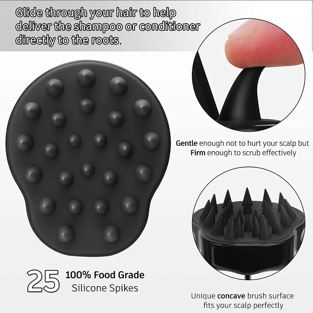 Courtney J’s Silicone Shampoo Scrubber